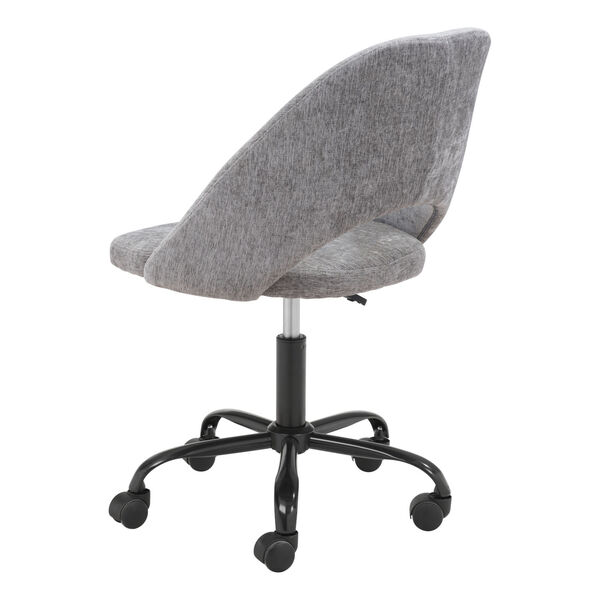 Treibh Light Gray and Black Office Chair, image 6