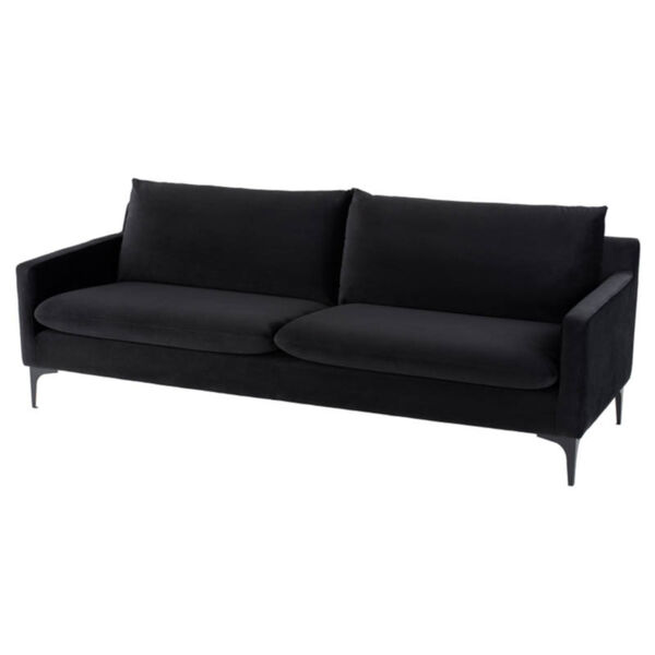 Anders Matte Black Sofa, image 1
