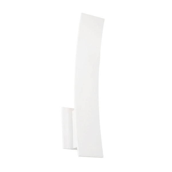 White 15-Inch One-Light LED Sconce, image 1