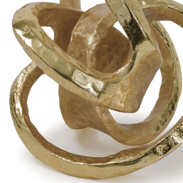 Knot Gold Decorative Object, image 4