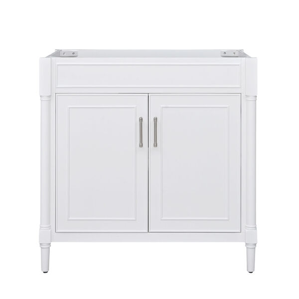Bristol White 36-Inch Vanity Cabinet, image 1