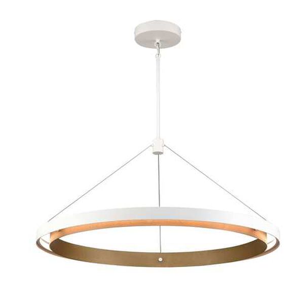 Fagan Brushed Brass 34-Inch Integrated LED Pendant, image 1