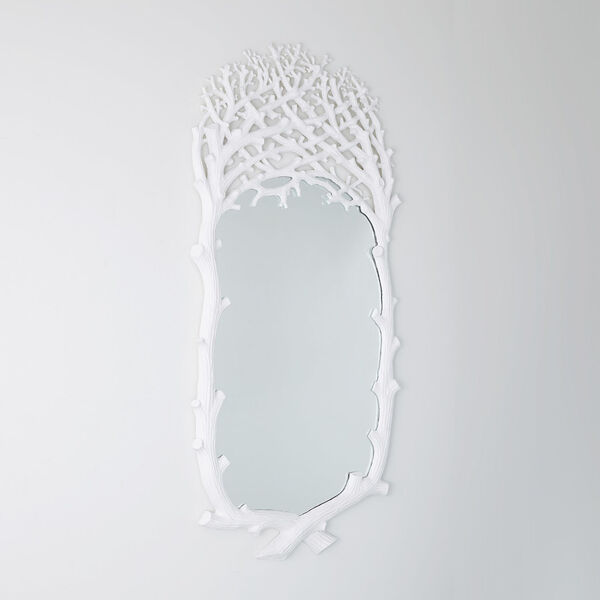 White Spotswood Arbor Wall Mirror, image 2