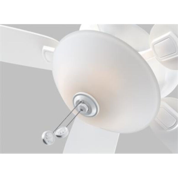 Colony Max Plus Matte White 52-Inch Ceiling Fan, image 4