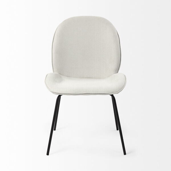 Inala White Dining Chair, image 2