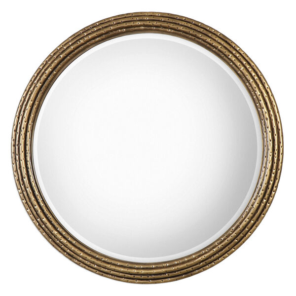 Spera Round Gold Mirror, image 1