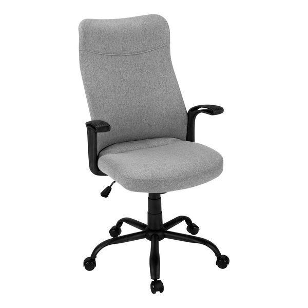 Black and Dark Grey Multi Position Office Chair, image 1