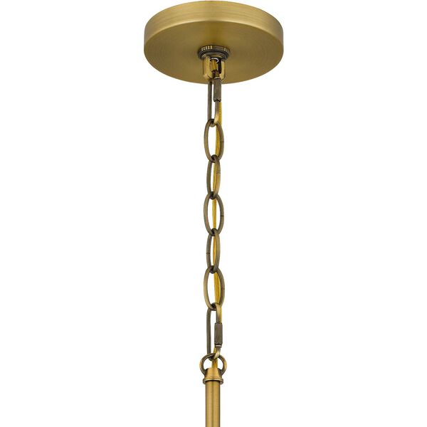 Airedale Aged Brass Eight-Light Chandelier, image 6