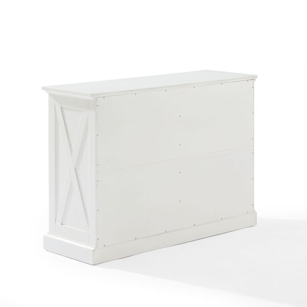 Clifton Distressed White Sideboard, image 3