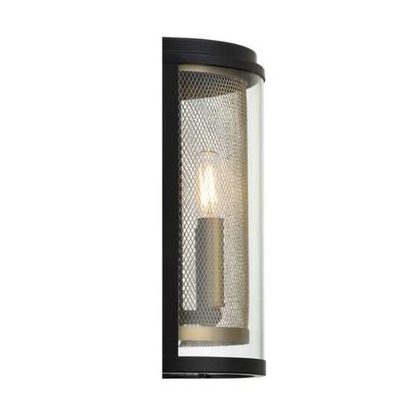 Soho Coal and Soft Brass Two-Light Wall Mount, image 4