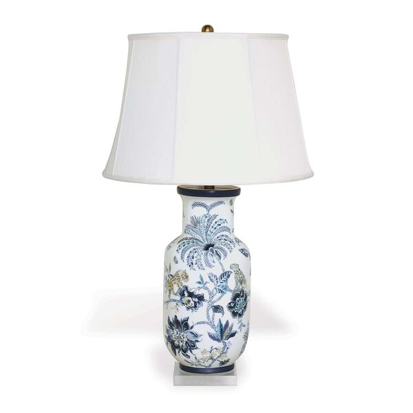 Braganza Blue One-Light Table Lamp, image 1