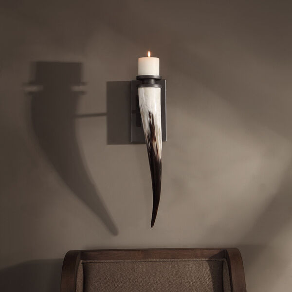 Romany Horn Candle Sconce, image 3
