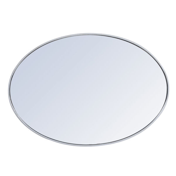Eternity Silver 34-Inch Oval Mirror, image 6
