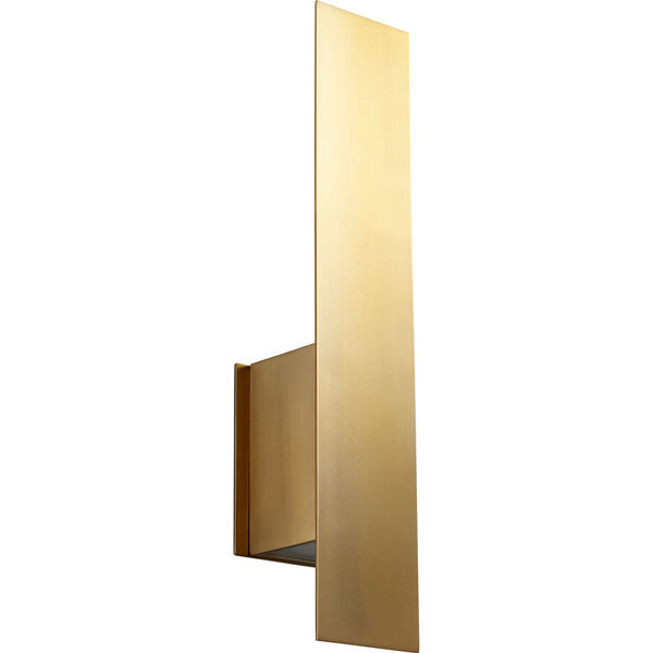Reflex Aged Brass Two-Light LED Wall Sconce, image 1