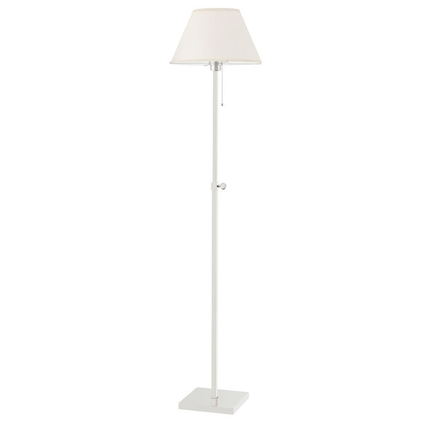 Leeds Polished Nickel One-Light Floor Lamp, image 1