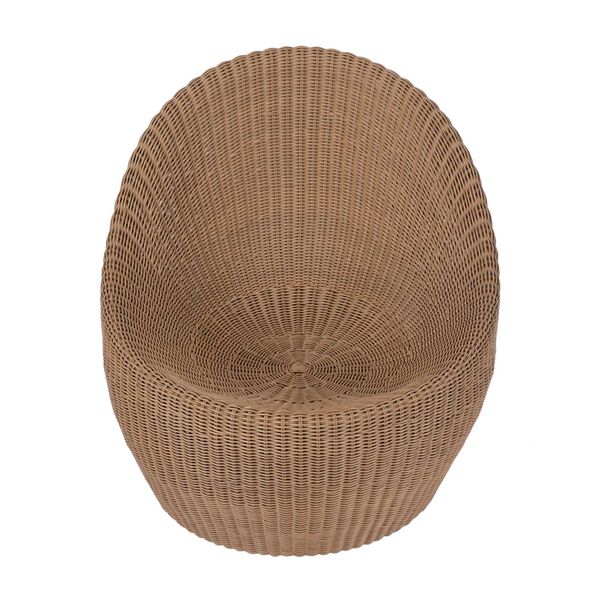 Delmar Natural Rattan  Outdoor Nest Chair, image 1