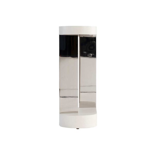 Modulum Beige and Stainless Steel Accent Table, image 5