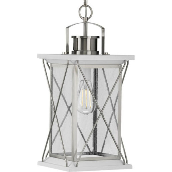 Oxford Stainless Steel One-Light Outdoor Pendant with, image 1