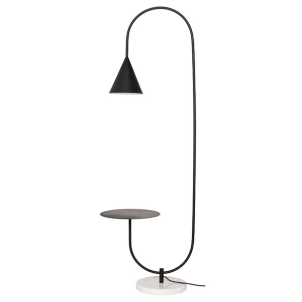 Arnold Matte Black One-Light Floor Lamp, image 3