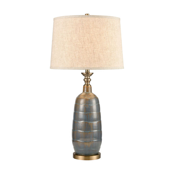 Redmond Brown Antique Brass One-Light Table Lamp, image 1