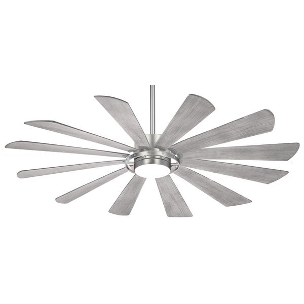Windmolen Brushed Steel 65-Inch LED Smart Ceiling Fan, image 1