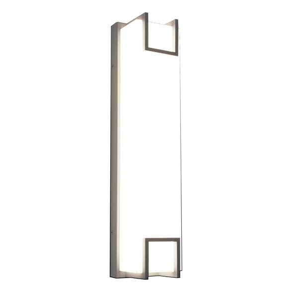 Beaumont Textured Grey Integrated LED Outdoor Wall Sconce with Photo Cell, image 1