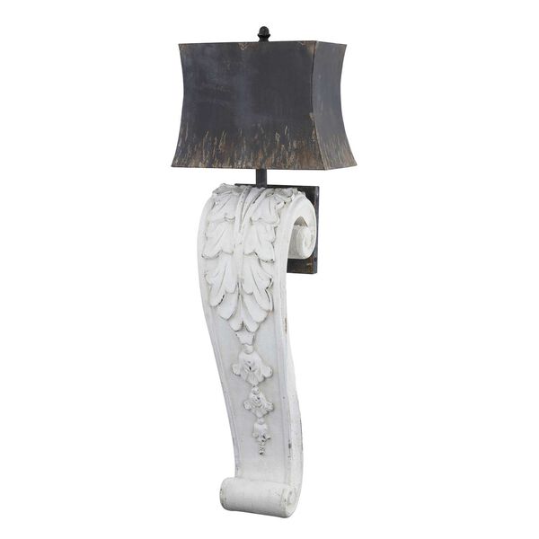 Milo White and Black One-Light Wall Sconce, image 1