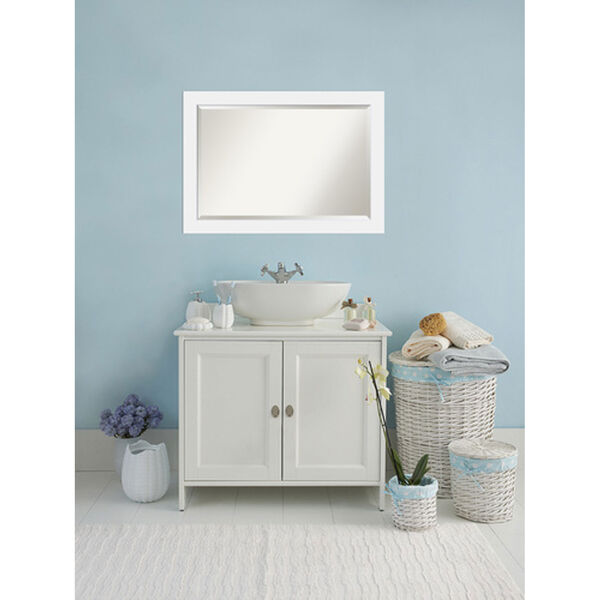 Corvino White 41 x 29 In. Bathroom Mirror, image 4