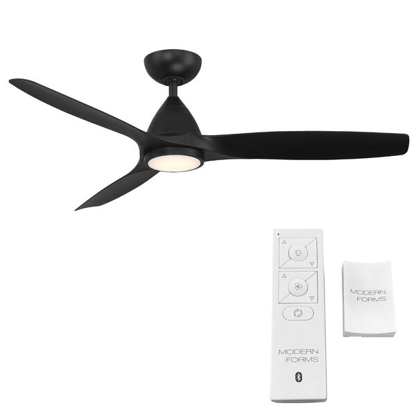 Skylark Matte Black 54-Inch 2700K Indoor Outdoor Smart LED Ceiling Fan, image 5