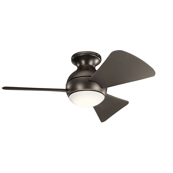 Sola Olde Bronze 34-Inch Wet Location LED Ceiling Fan, image 1