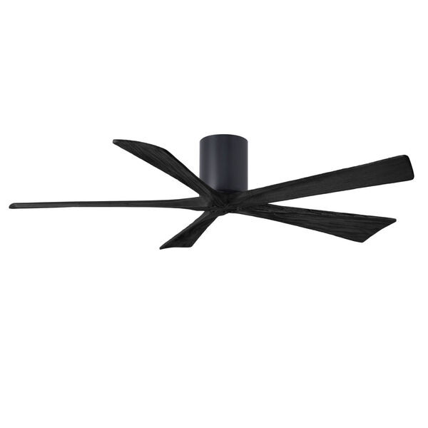 Irene-5H Matte Black 60-Inch Outdoor Ceiling Fan, image 1