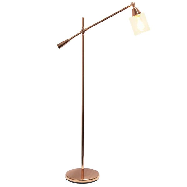 Studio Loft Rose Gold One-Light Floor Lamp, image 2