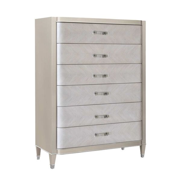 Zoey Silver Six Drawer Chest, image 5