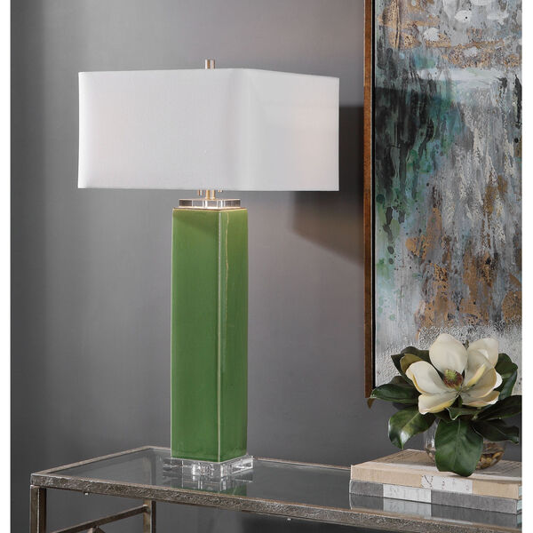 Aneeza Tropical Green 2-Light Table Lamp, image 2