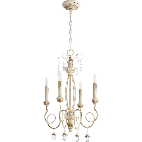 Venice Persian White 17-Inch Four-Light Chandelier, image 1