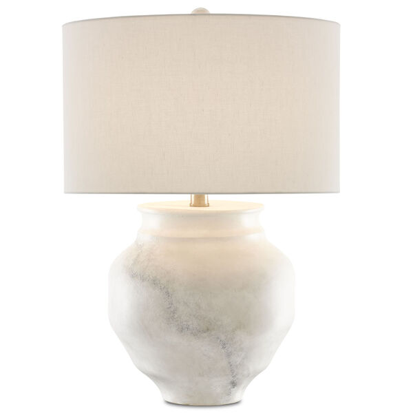 Kalossi Painted White and Gray One-Light Table Lamp, image 2