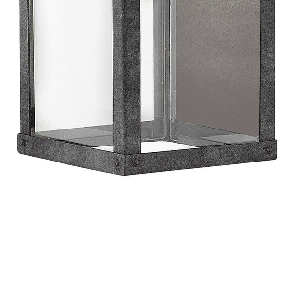 Porter Aged Zinc 6-Inch One-Light Outdoor Mini Wall Mount, image 3