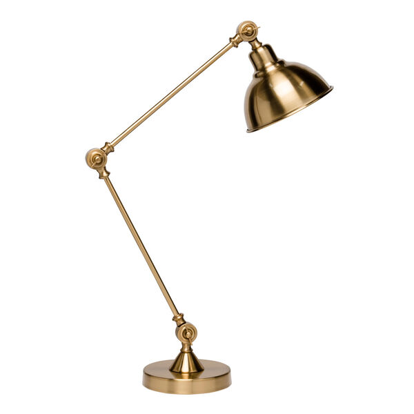 Nicollet Brass One-Light Table Lamp, image 1