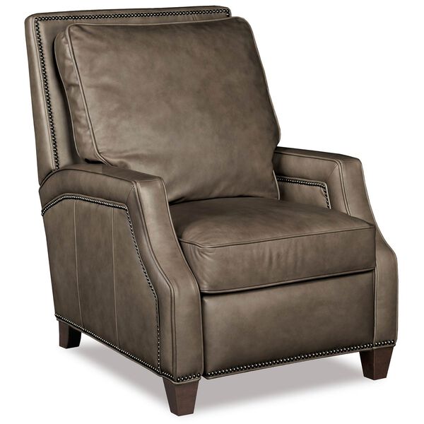 Caleigh Brown Leather Recliner, image 1