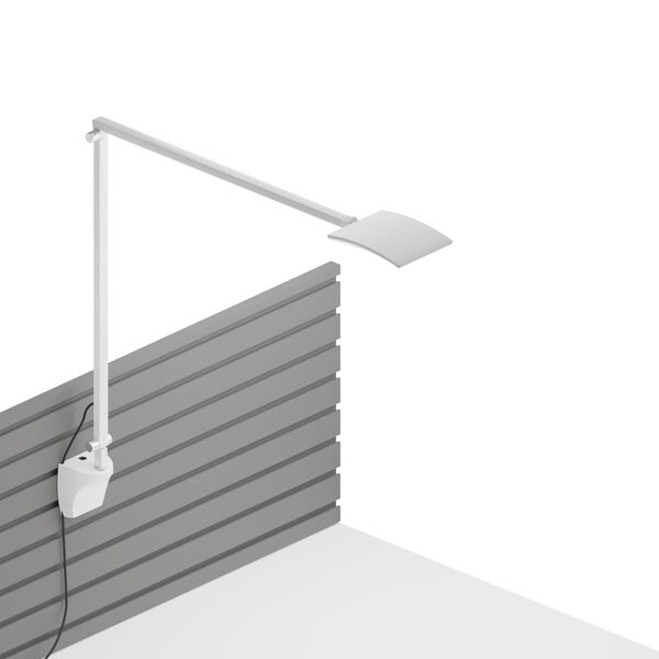 Mosso White LED Pro Desk Lamp with Slatwall Mount, image 1