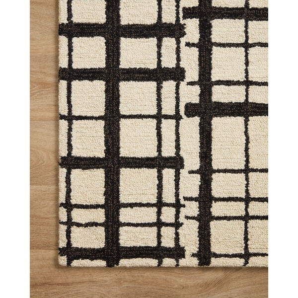 Chris Loves Julia Polly Black and Ivory Area Rug, image 5
