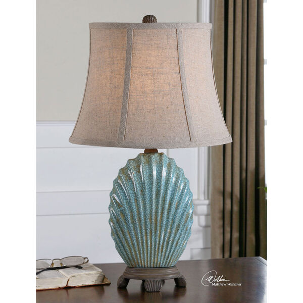 Blue Seashell Lamp, image 2