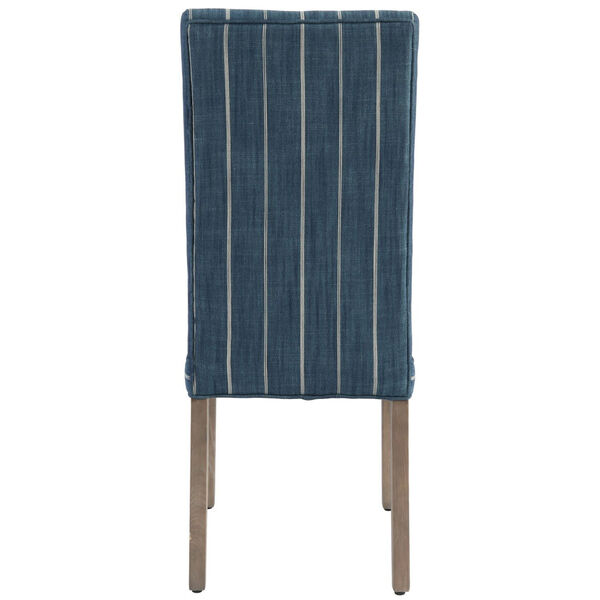 Akela Air Force Blue and  Black Upholstered Dining Chair, image 3