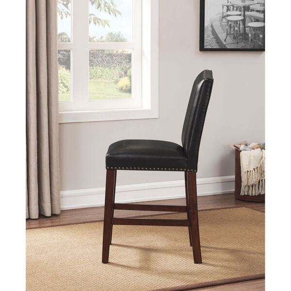 Carteret Brown Faux Leather Counter Stool , image 2