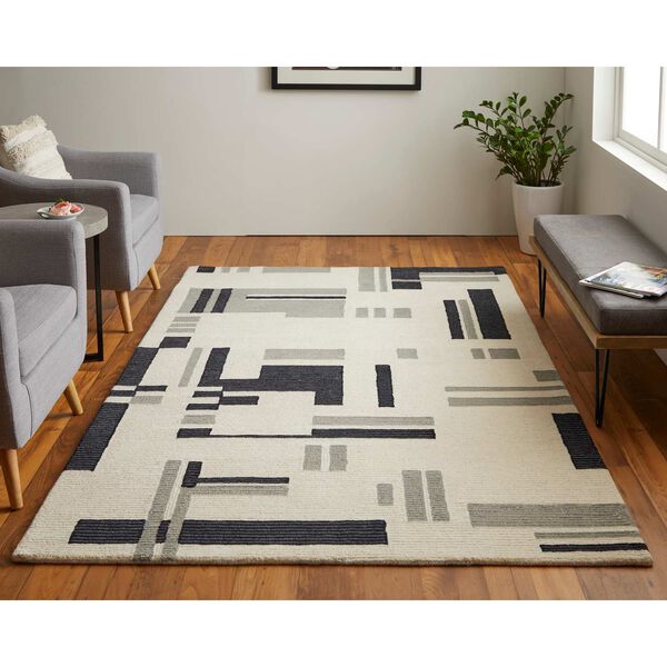 Maguire Ivory Taupe Area Rug, image 3