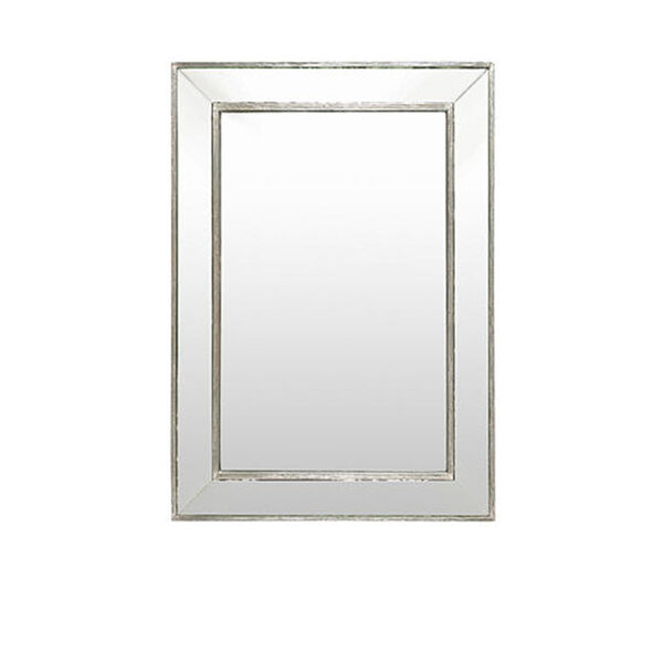 Pemberton Silver 28-Inch Tall Wall Mirror, image 1