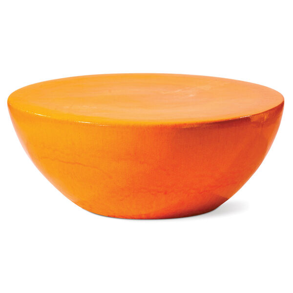 Ceramic Bowness Coffee Table, Tuscan Orange, image 1