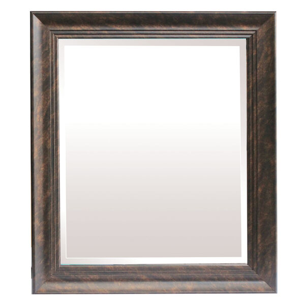 Dark Bronze 27-Inch Tall Framed Mirror, image 1