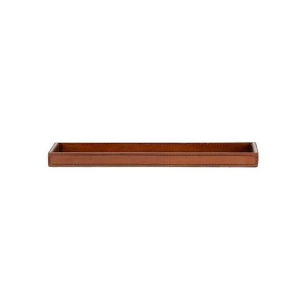 Cognac Leather Valet Tray, image 3
