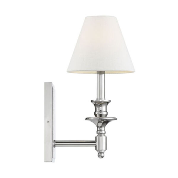 Preston Polished Nickel Seven-Inch One-Light Wall Sconce, image 4